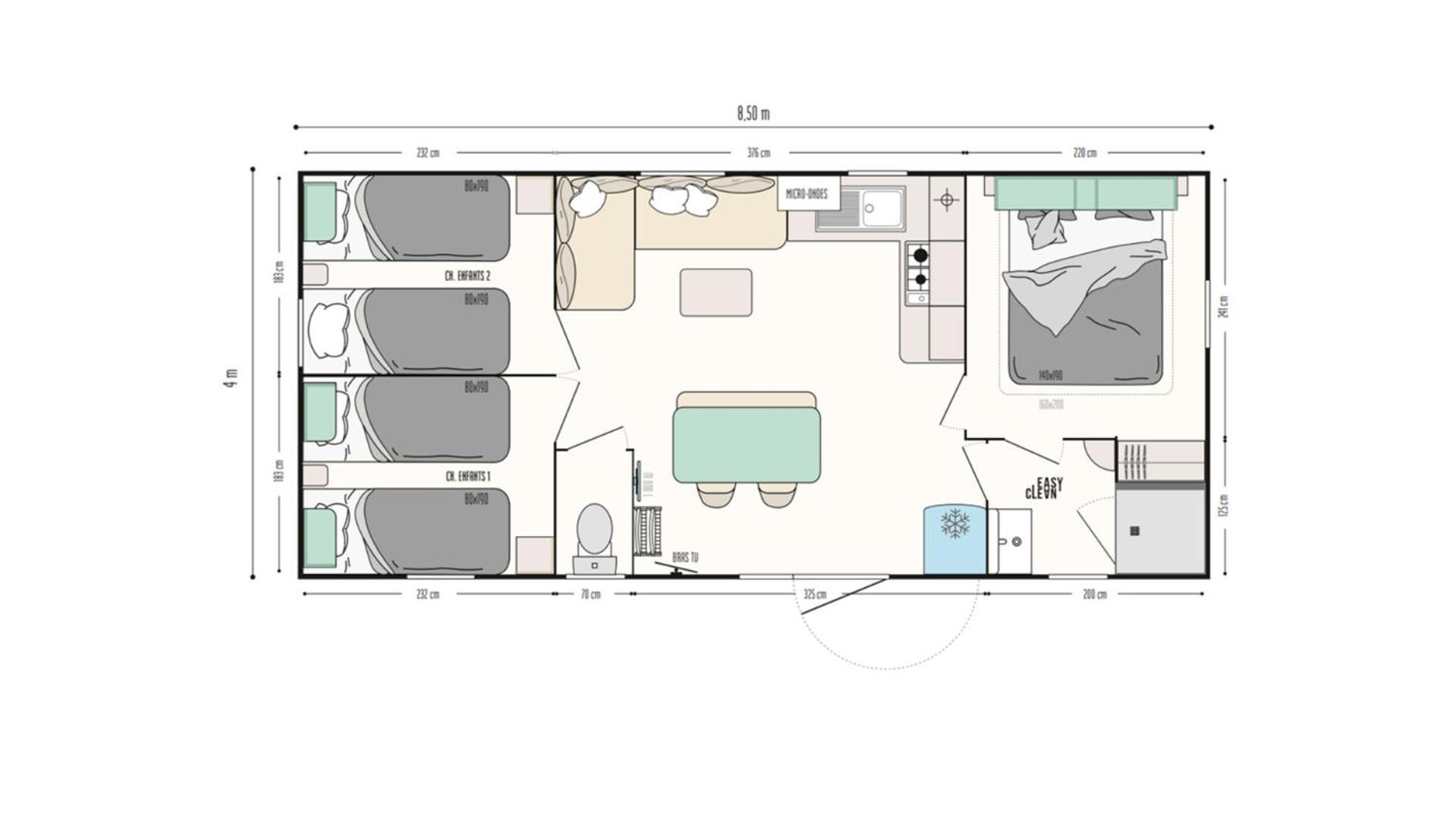 Le Muscat - Bungalow Pour 5 - Tv - Clim Boofzheim ห้อง รูปภาพ